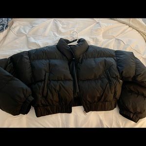 SHEIN Cropped Puffer Jacket